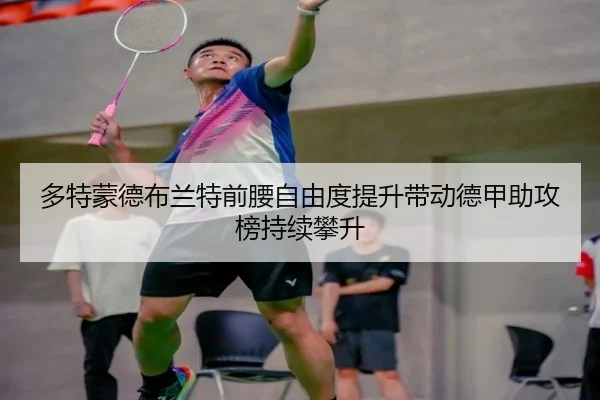 多特蒙德布兰特前腰自由度提升带动德甲助攻榜持续攀升